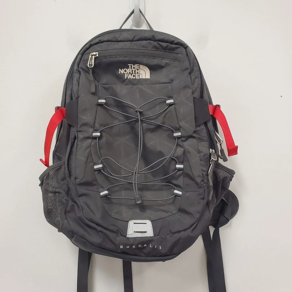 The North Face Mens Borealis Backpack  One Size Gray Laptop Commuter Travel